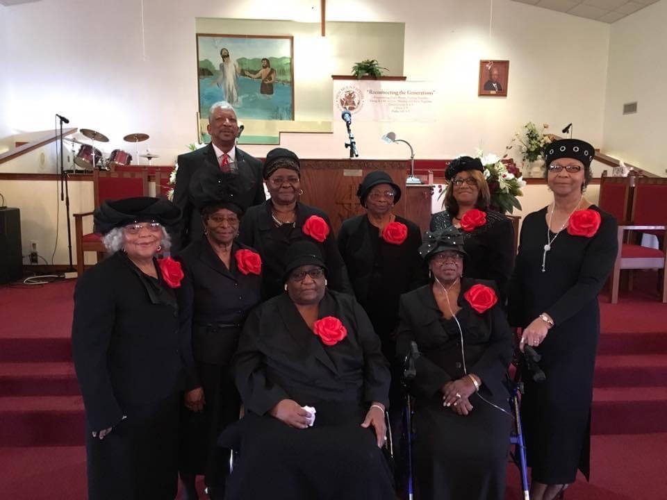 Our deaconesses with Pastor Matthews