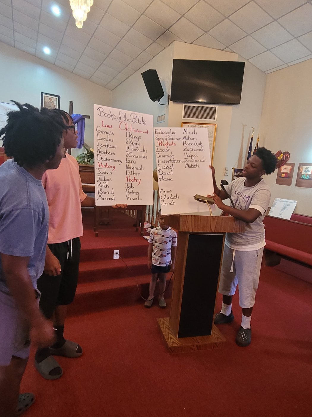 Learning the books of the Bible